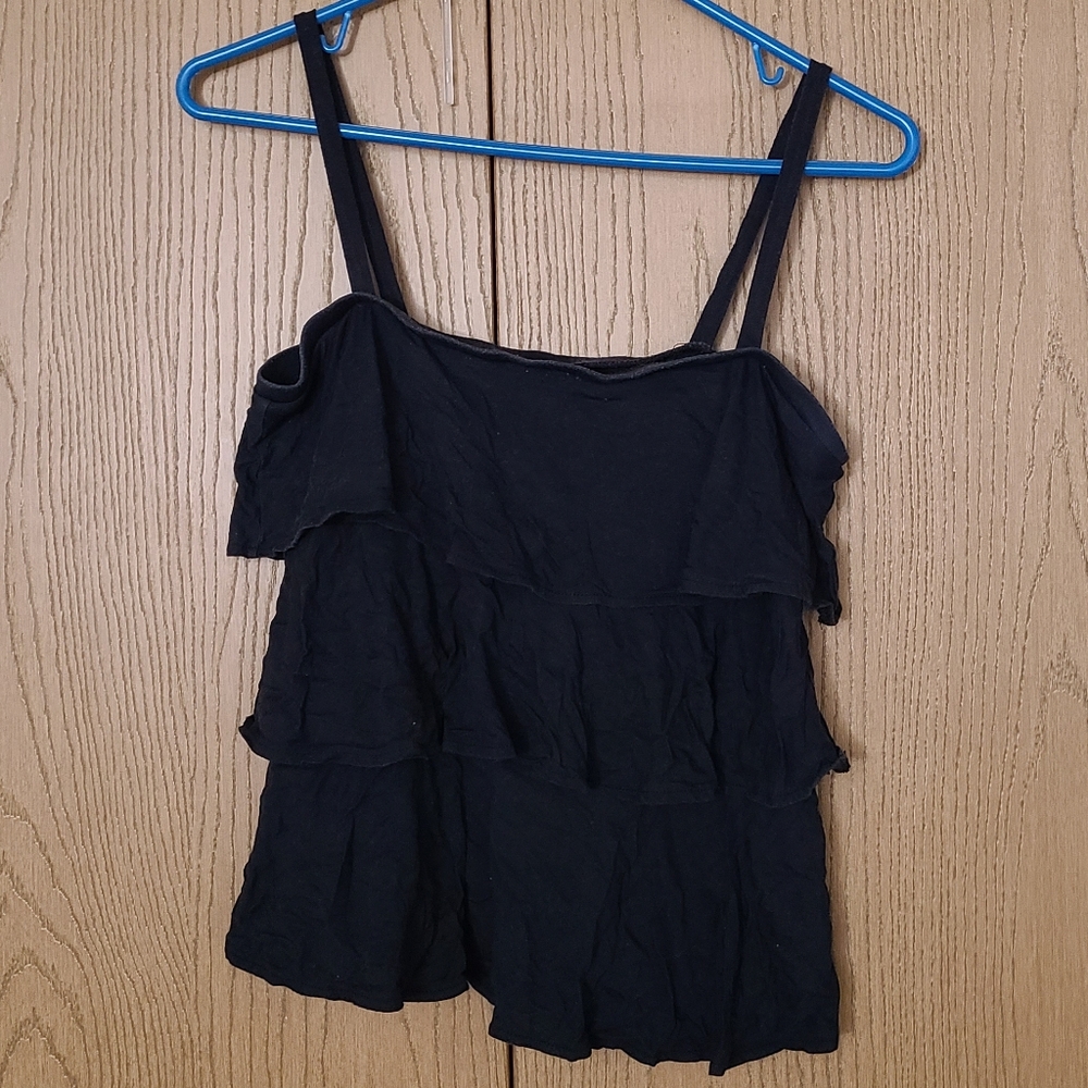 GAP Black Tiered Cami